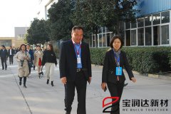 市人大常委會領(lǐng)導蒞臨寶潤達新型材料視察工業(yè)轉(zhuǎn)型工作